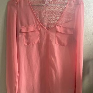 Candies Pink Blouse NEVER WORN